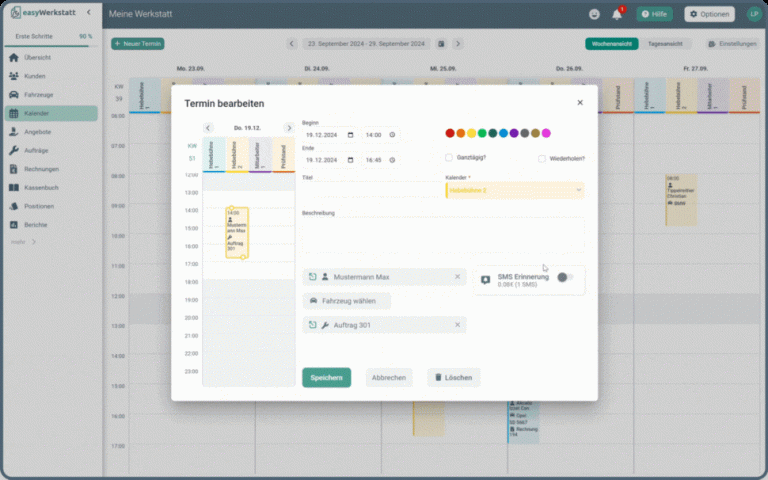 SMS Terminerinnerung