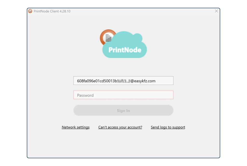 Direktdruck mit PrintNote in easyWerkstatt