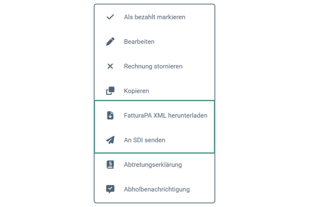 SDI in easyWerkstatt