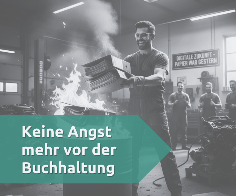 Keine Angst vor der Buchhaltung, so sparst du Papier und Zeit