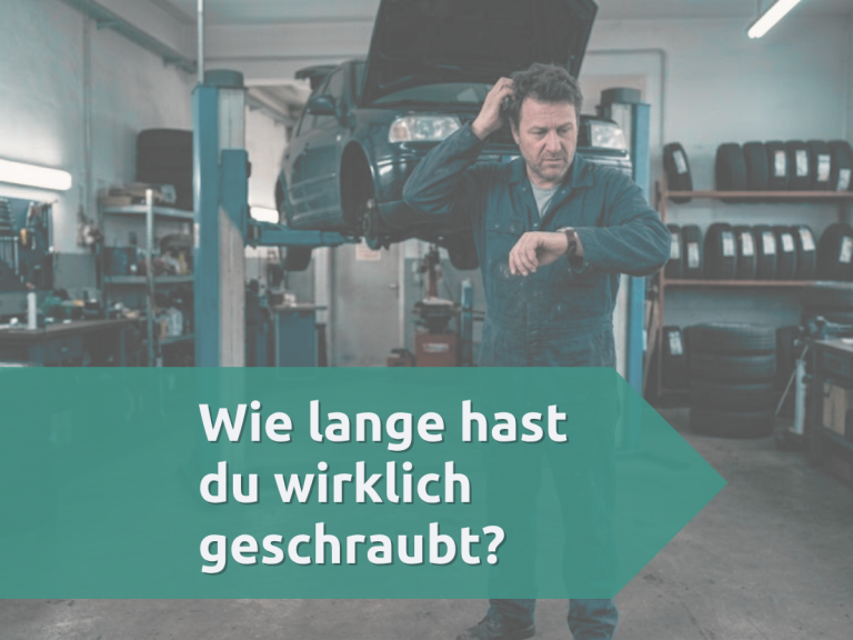 Wie lange hast du wirklich geschraubt